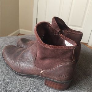 UGG women suede ankle boot